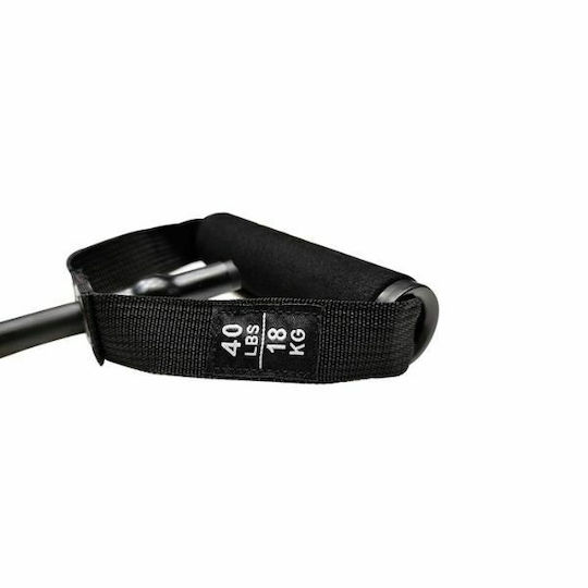 Liga Sport Gymtube Resistance Band with Handles Black