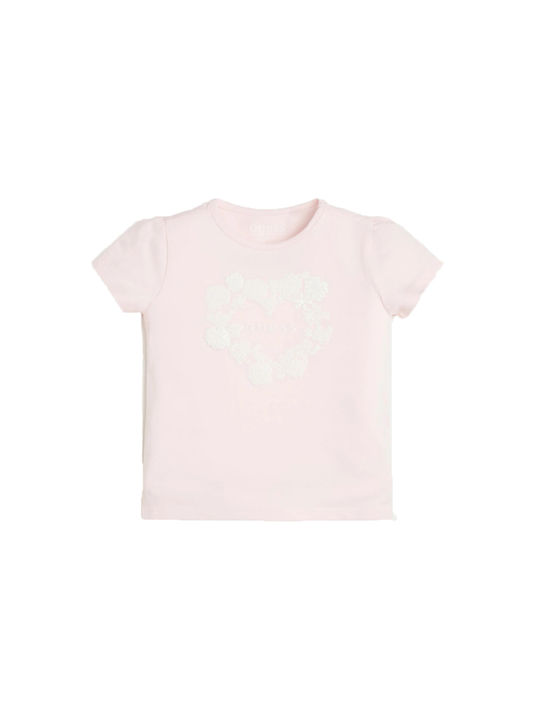 Guess Kinder-T-Shirt Rosa