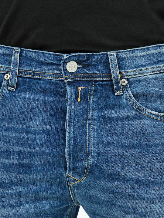 Herrenshorts Jeans Blau