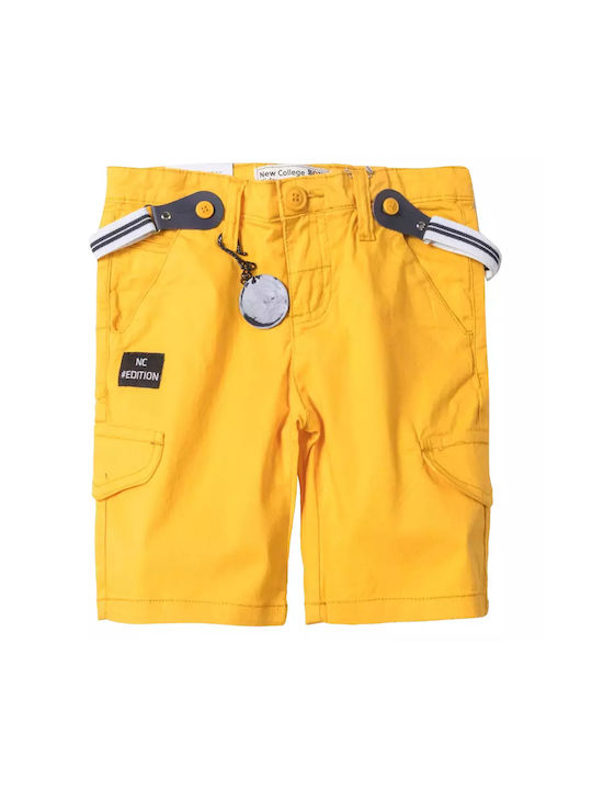 New College Kinder Shorts/Bermudas Stoff Gelb