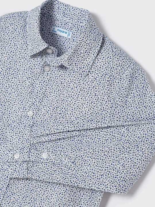 Kinder Hemd Langarm Marineblau