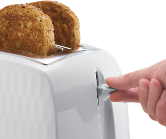 Russell Hobbs Honeycomb Φρυγανιέρα 2 Θέσεων 1500W Λευκή