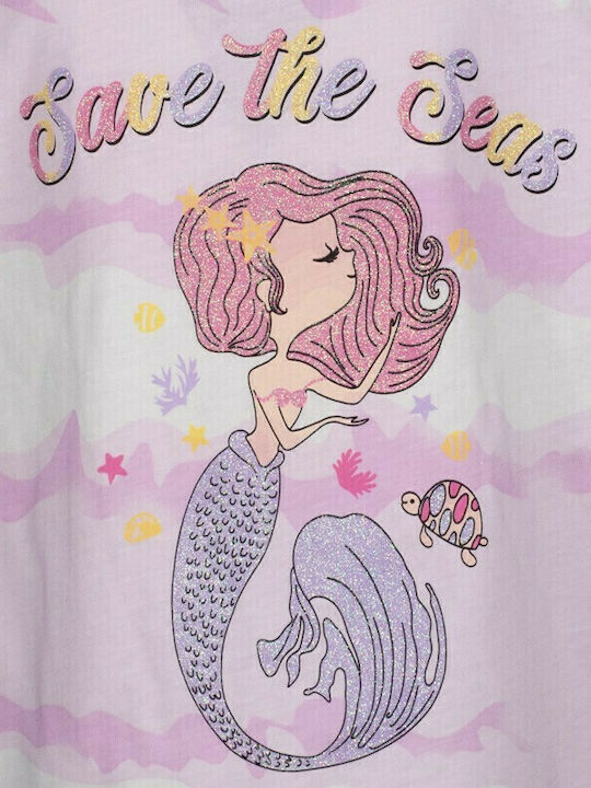 Evita Kids' Pajamas Summer Lilac Save The Seas