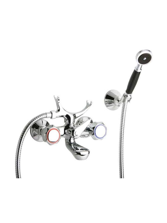 Paini Arno Bade- / Duscharmatur Badewanne Komplettes Set Silber Paini Arno Bade- / Duscharmatur Badewanne Komplettes Set Silber