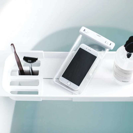 Yamazaki YMZK Bathtub Shelf Plastic 75x15.5x4.5cm White