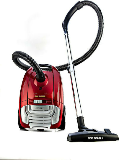 Gruppe VCB43C16A Silent Vacuum Cleaner 700W Bagged 3lt Red