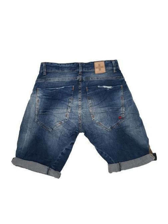 DB62A Men's Shorts Jeans Blue