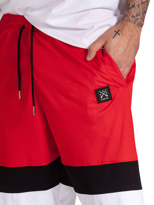 00780 Men's Athletic Shorts Red