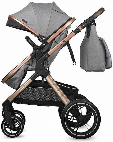 Coccolle Melora Adjustable 3 in 1 Baby Stroller Suitable for Newborn Moonlit Grey
