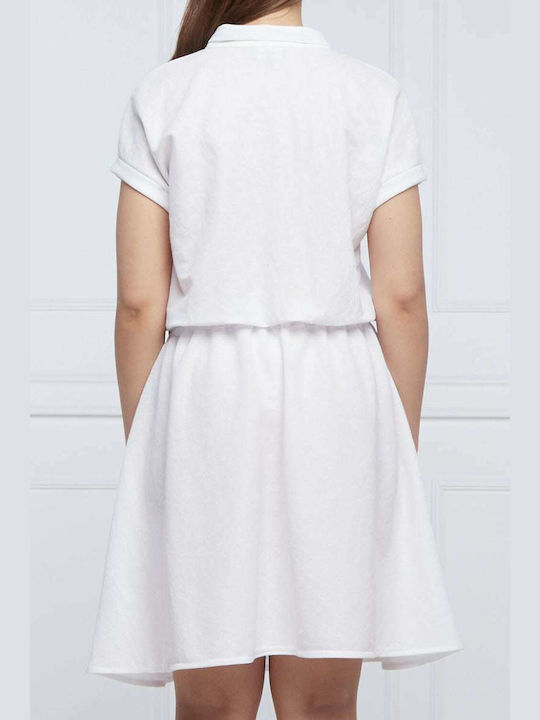 Emporio Armani Mini All Day Φόρεμα Λευκό