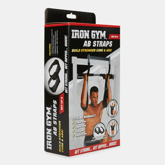 Iron Gym Ab Straps Δέστρες Κοιλιακών 2τμχ