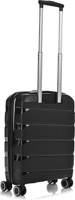 American Tourister Air Move Spinner Cabin Travel Suitcase Hard Black with 4 Wheels Height 55cm