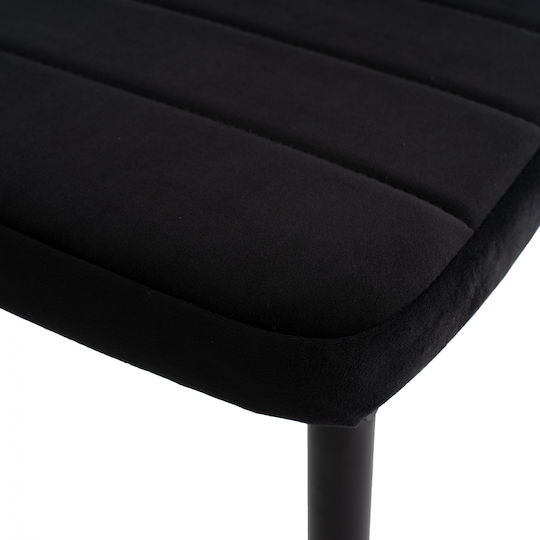 Stühle Speisesaal Black 1Stück 40x48x95cm