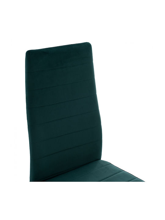 Lady Dining Room Velvet Chair Cypress 40x48x95cm