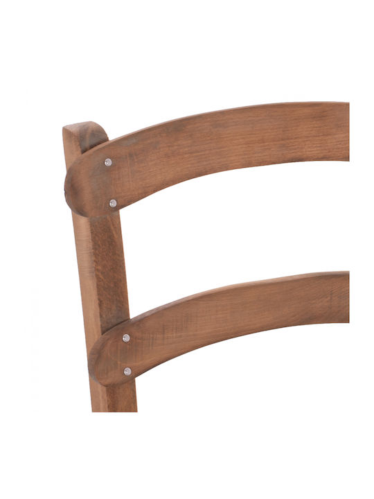 Cafe Wooden Chair Brown 40.5x41.5x88cm