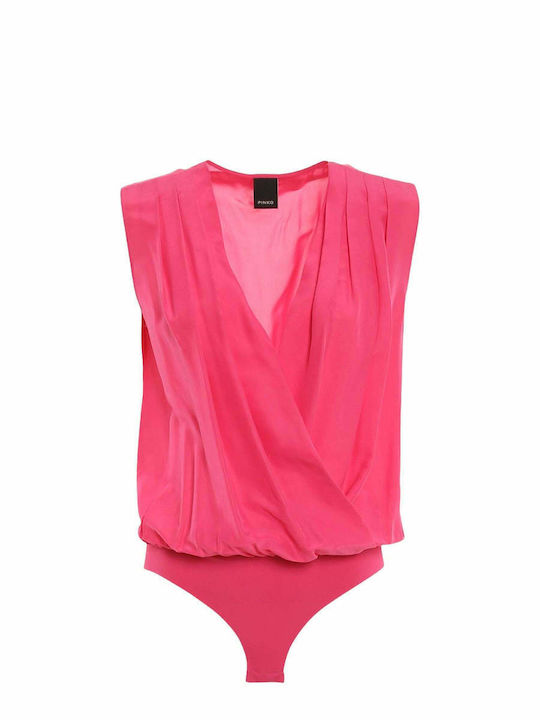 Wickel Frauen Bodysuit Fuchsie