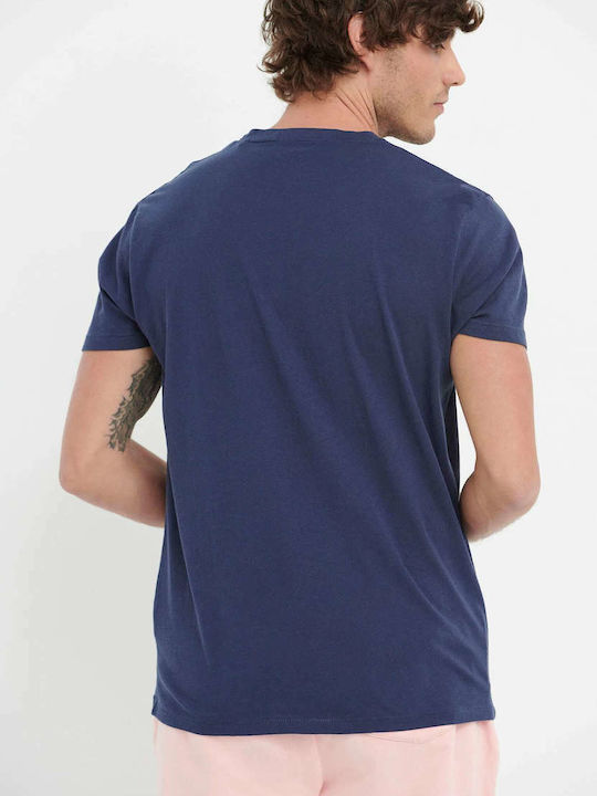 Funky Buddha Men's Short Sleeve T-shirt Cobalt