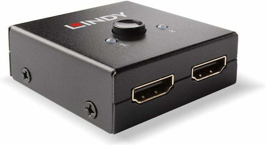 Lindy 2 Port 4K 18G(3840x2160@60Hz) HDMI Splitter 38336