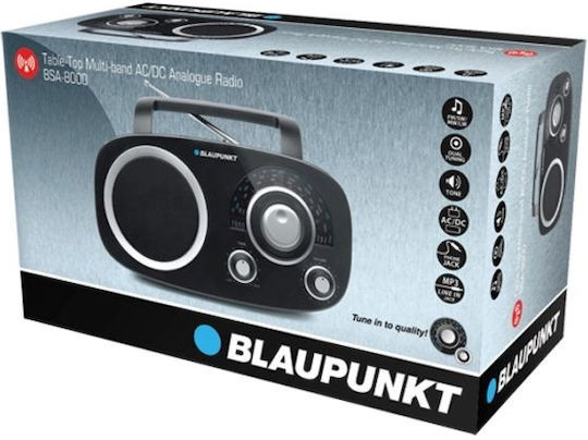 Blaupunkt BSA-8000 Φορητό Ραδιόφωνο Ρεύματος / Μπαταρίας Μαύρο