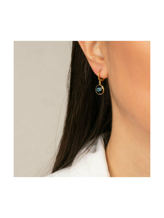 Excite-Fashion Grecian Chic Earrings Hoops made of Steel Gold Plated