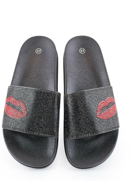 2288-0183 Women's Slides Black