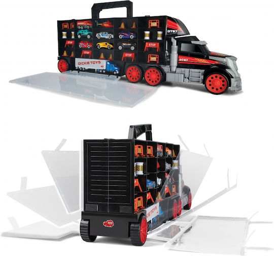 Dickie Set Camion Transportor Valiză și 7 Mașinuțe Set cu Camion pentru 3+ Ani