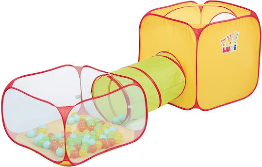 Ludi Kids Play Tunnel Cube - Tent for 2+ years Multicolour
