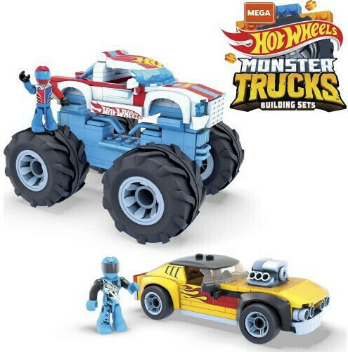 Mega Bloks Τουβλάκια Hot Wheels Rodger Dodger & Hot Wheels Racing για 5+ Ετών 251τμχ
