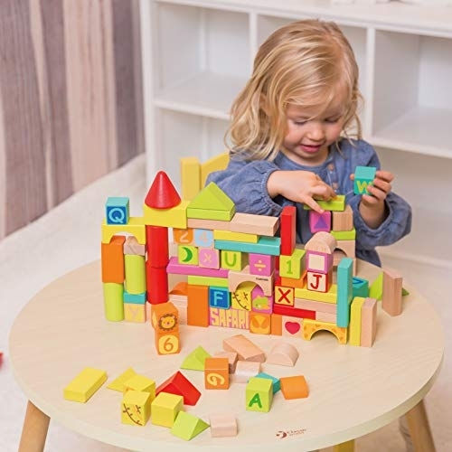 Classic World Дървени Конструктори Multi Activity за 1+ Години 100 Бройки
