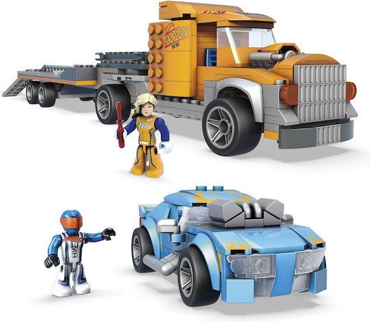 Mega Bloks Hot Wheels Twinduction Hauler Pack for 5+ Years 300 Pieces