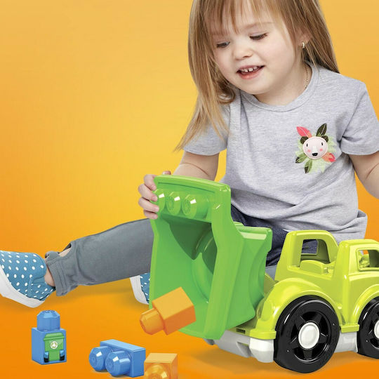 Mega Bloks Τουβλάκια Recycling Truck για 1+ Έτους 5τμχ