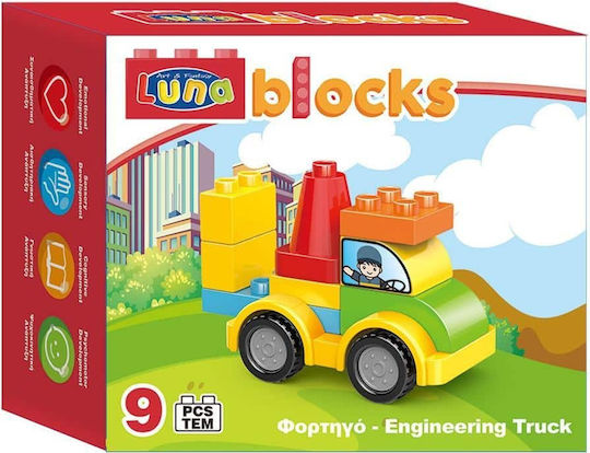 Luna Cuburi De Construit Pompieri 0658298 Pentru 3+ Ani 9 Bucăți