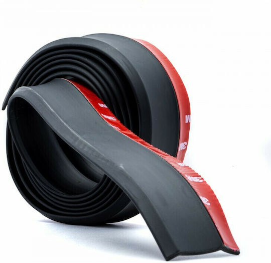 Einparts Protecții Protecții de ușă pentru Bară Auto 2.5m 1buc Negru