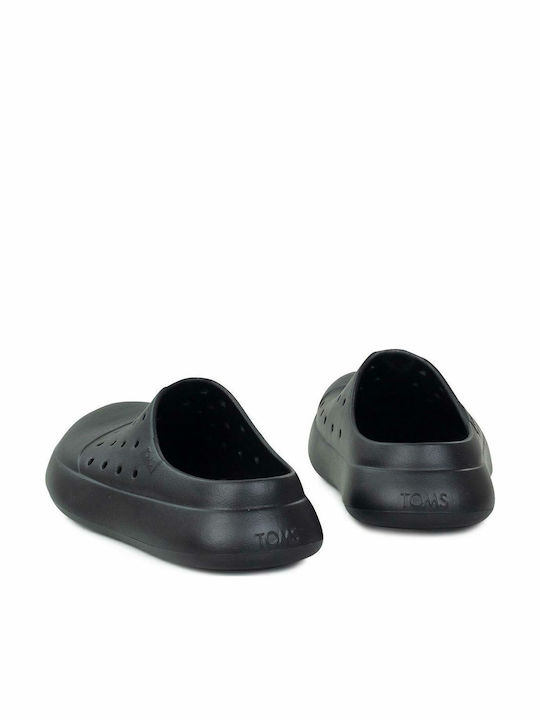 Toms Alpargata Mallow Femei Anatomici Sabot Negre