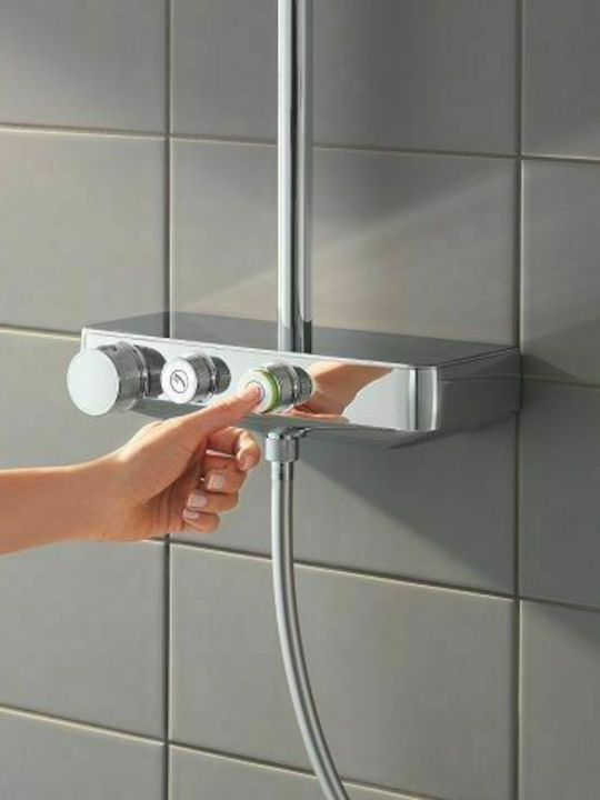Grohe Euphoria Smartcontrol System 260 Mono Колона за душ със смесител за вана 110.3см Сребриста
