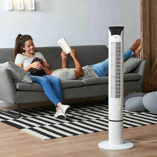 Black & Decker BXEFT49E Ανεμιστήρας Πύργος 45W Μαύρος