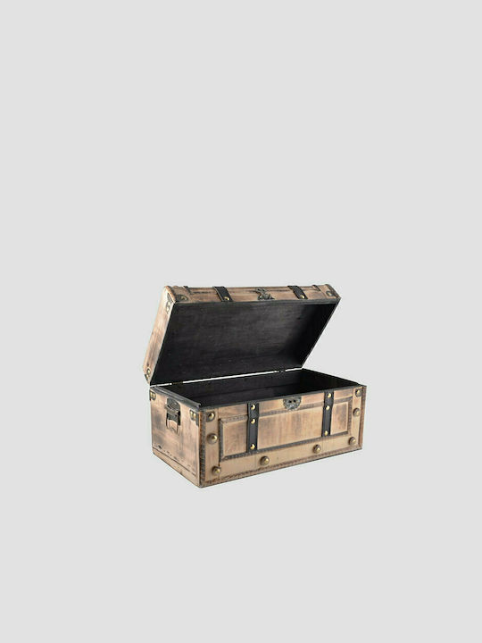 Wooden trunk S/2 Dimensions : Small : 19cm*18cm*36cm Large : 24cm*23cm*42cm