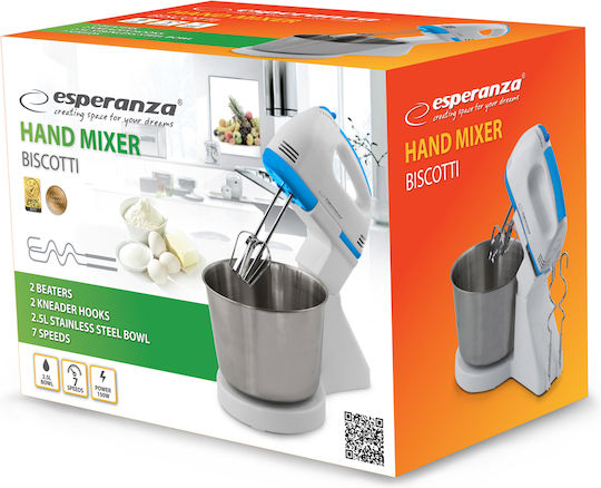 Esperanza Mixer Handmixer 150W Weiß