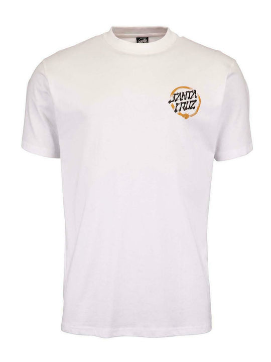 Mako Dot Men's T-Shirt Stamped White