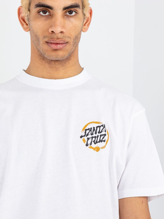 Mako Dot Men's T-Shirt Stamped White