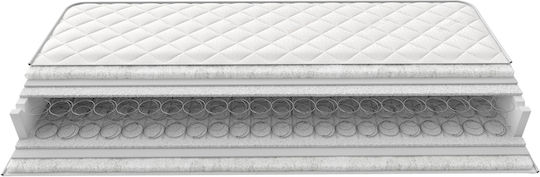 Greco Strom Moon Single Ortopedie Saltea Față-verso 90x200x19cm cu Arcuri