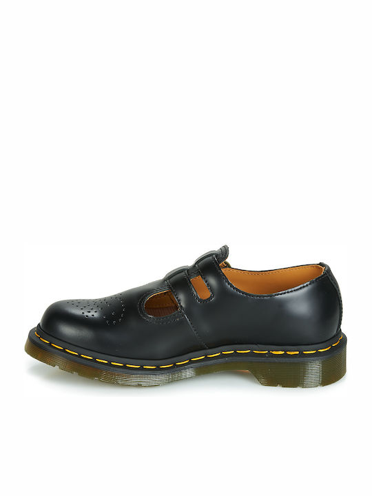 Women's Leather Oxford Shoes Black