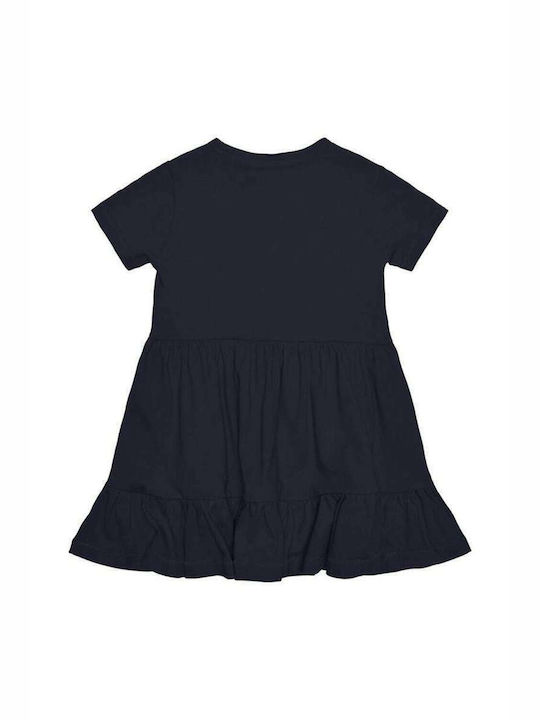 Kids Only Mädchen Kleid Kurzärmelig Marineblau