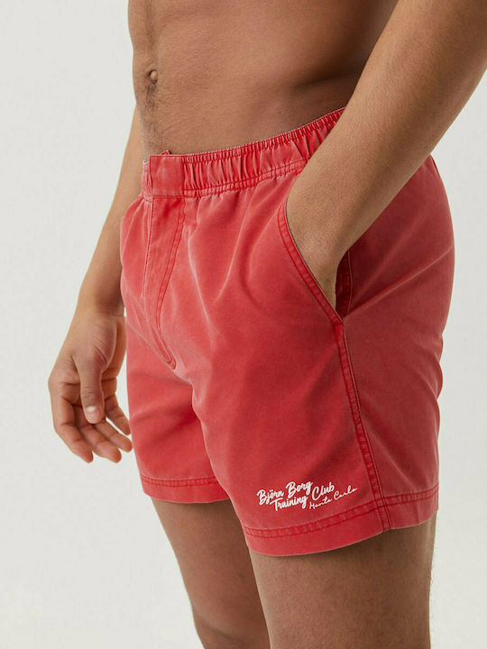 Björn Borg Herren Badebekleidung Shorts Rot