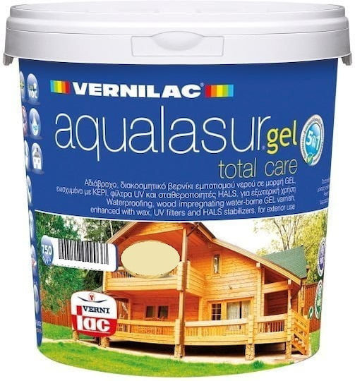 Vernilac Aqualasur Gel 606 Mahagoni Satin,σατεν 750ml
