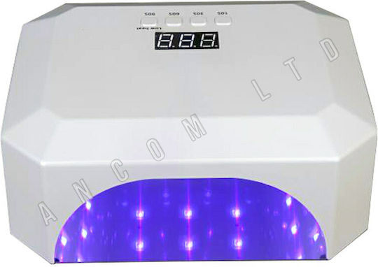 Natural Care Professional Led Smart V5 Diamond Nail Polish Curing Lamp LED 54W White