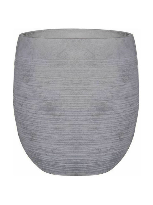 Woodwell Flower Pot-8 Flower Pot 48x52cm Light Grey Wash Ε6307.C