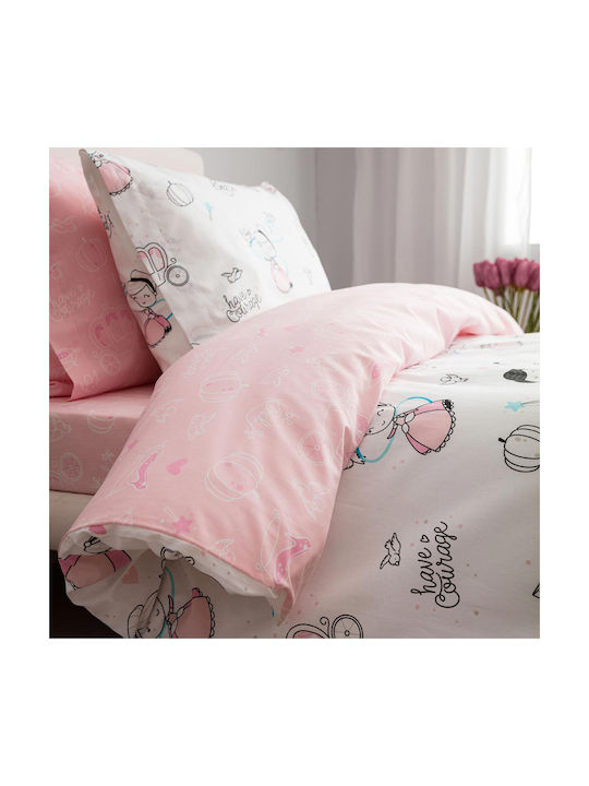 Vesta Home Παιδικό Κουβερλί Μονό Cindy Ροζ 160x230εκ.