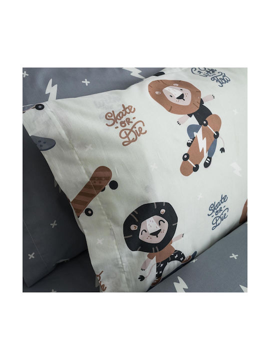 Vesta Home Kids Quilt Single Lion Beige 160x230cm