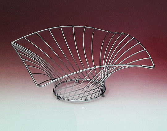 Karvounis Fruit Bowl Metallic Silver